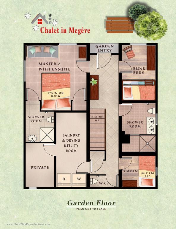 Chalet In Megeve Bed and Breakfast Camera foto